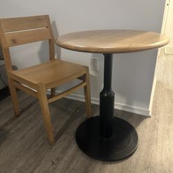 Bistro table and chair