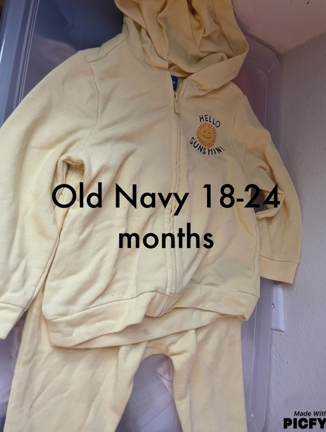 Baby Hoodie & Sweatpants Set
