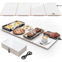Warming Plates Parties Weddings Banquets New 4 Piece Set