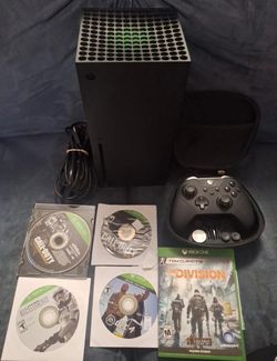 Microsoft Xbox Series X 1TB Bundled With 5 Games+ Elite series Controller Save$$