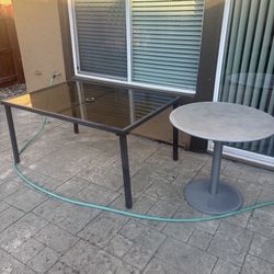 Two Outdoor Tables