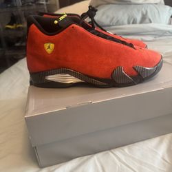 Air Jordan Retro 14 Ferrari size 13!