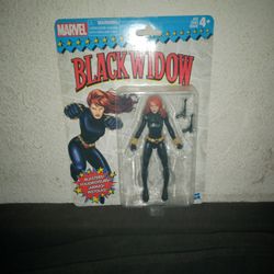 Marvel Legends Retro Card Black Widow Action Figure New