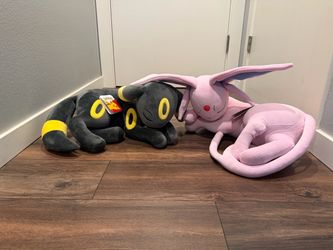 Pokémon Umbreon and Espeon Large Plush Set