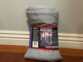 New Gerry Youth Snow Pants Bib Grey Gray
