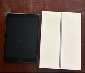 Apple iPad 9th Gen 64GB Wi-Fi Space Gray w/ Original Box (No charger)