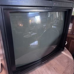 Vintage Panasonic 27 Inch TV - CRT S-Video Nintendo PS1