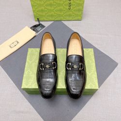 GG Men’s Leather Shoes With Box 2026 New 