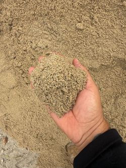Wash sand 10 cubic yards minimum