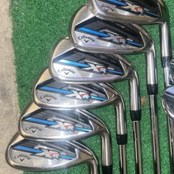 Callaway XR OS Iron Set - 5i-9i, PW, Steel Shaft, Stiff Flex