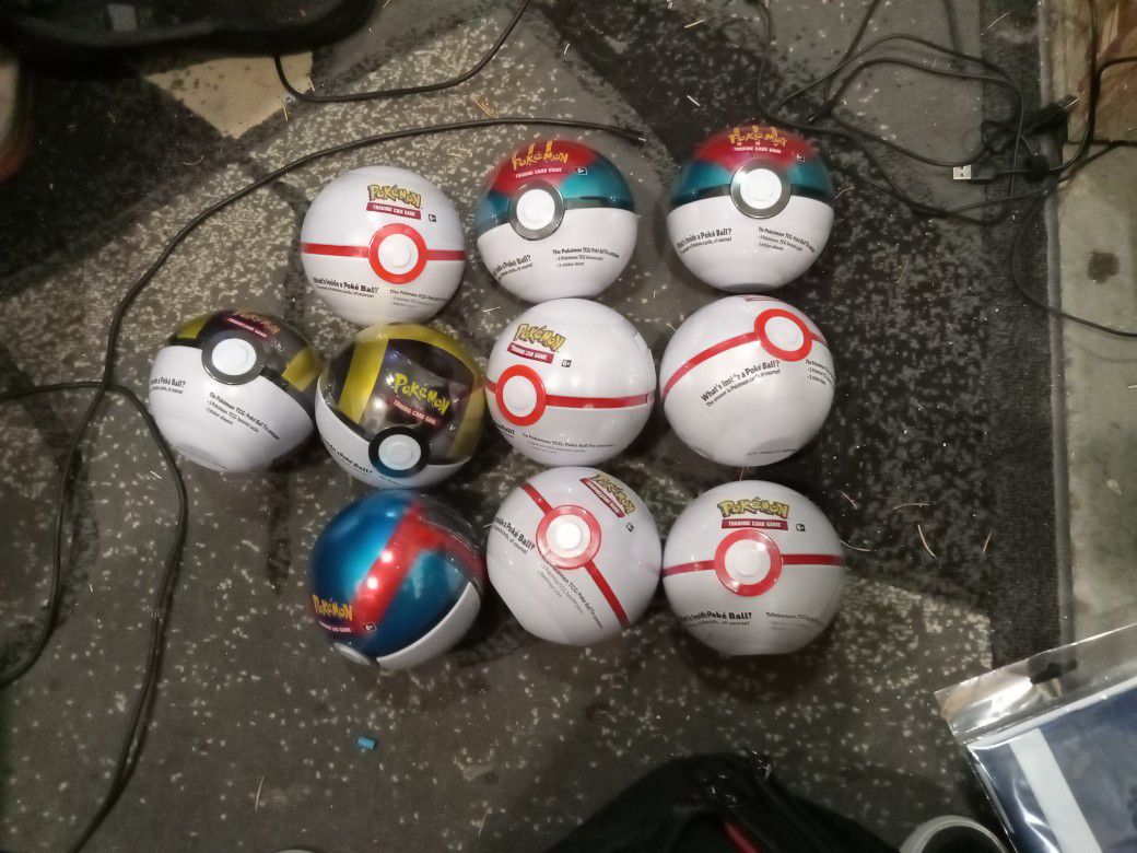 Pokemon balls booster packs