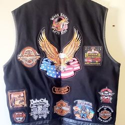 Harley Davison Vest In Excellent Condition