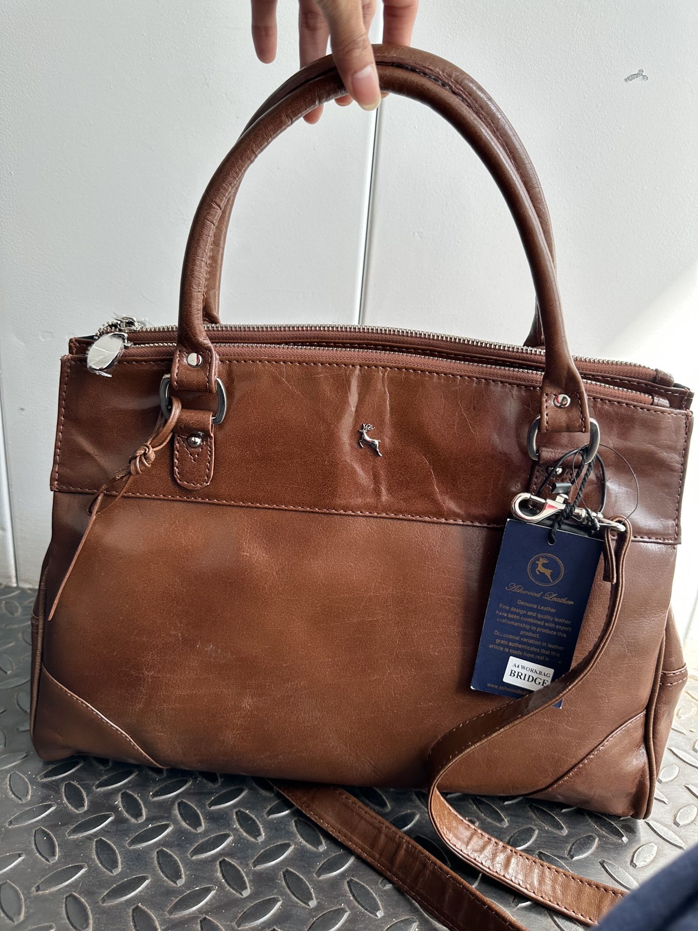 Ashwood Genuine Leather Handbag  Genuine leather handbag, Handbag, Leather  handbags
