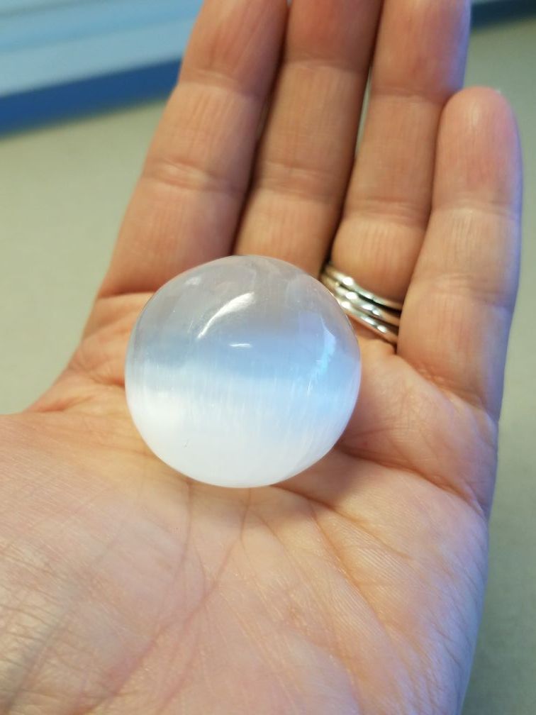 Update: Selenite spheres 2 left