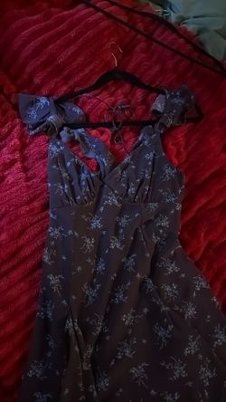 Summer plum dress