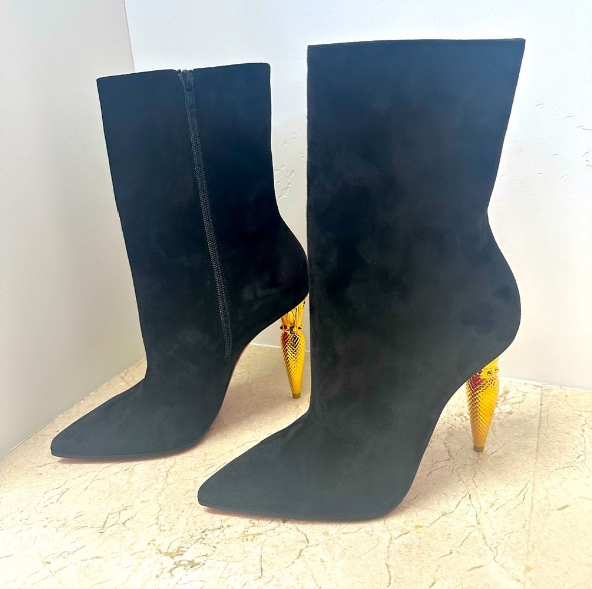 Louboutin Suede Booty