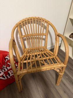 Rattan Accent Chair No Cushion