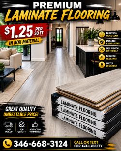 🔥 PISO LAMIANDO  EN CAJA 📦— $1.25sft 🔥