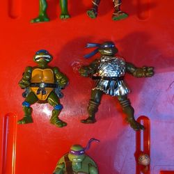 Vintage Teenage Mutant Ninja Turtles Action figures Movie Htf Transforming Mutant Donatello more