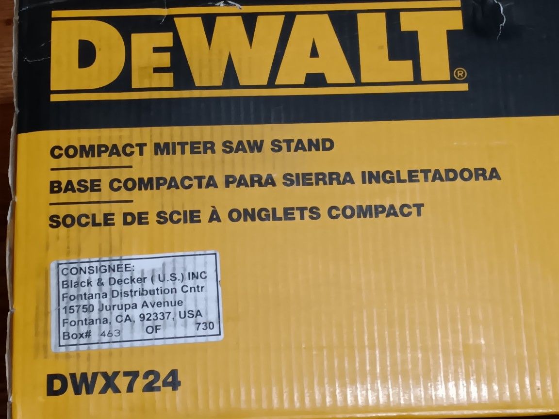 DeWalt Compact Miter Saw Stand