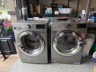 LG washer and dryer