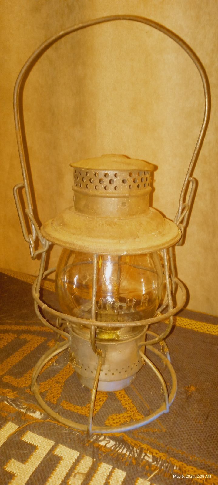 Adlake Antique Railroad Lantern 