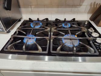 GE 30 inch gas stove top