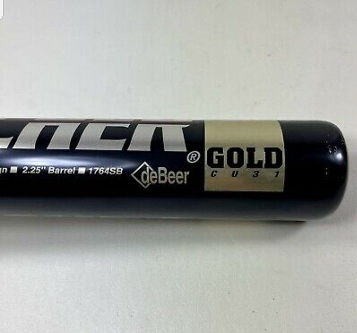 RARE DeBeer Clincher GOLD Ultra Thin Wall CU31 -1764SB -33" *25 oz* Softball Bat