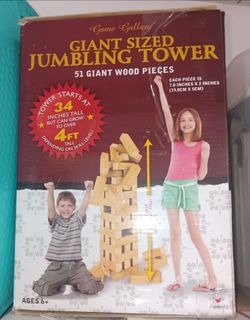 Giant Sized Jumbling Tower (like Jenga)