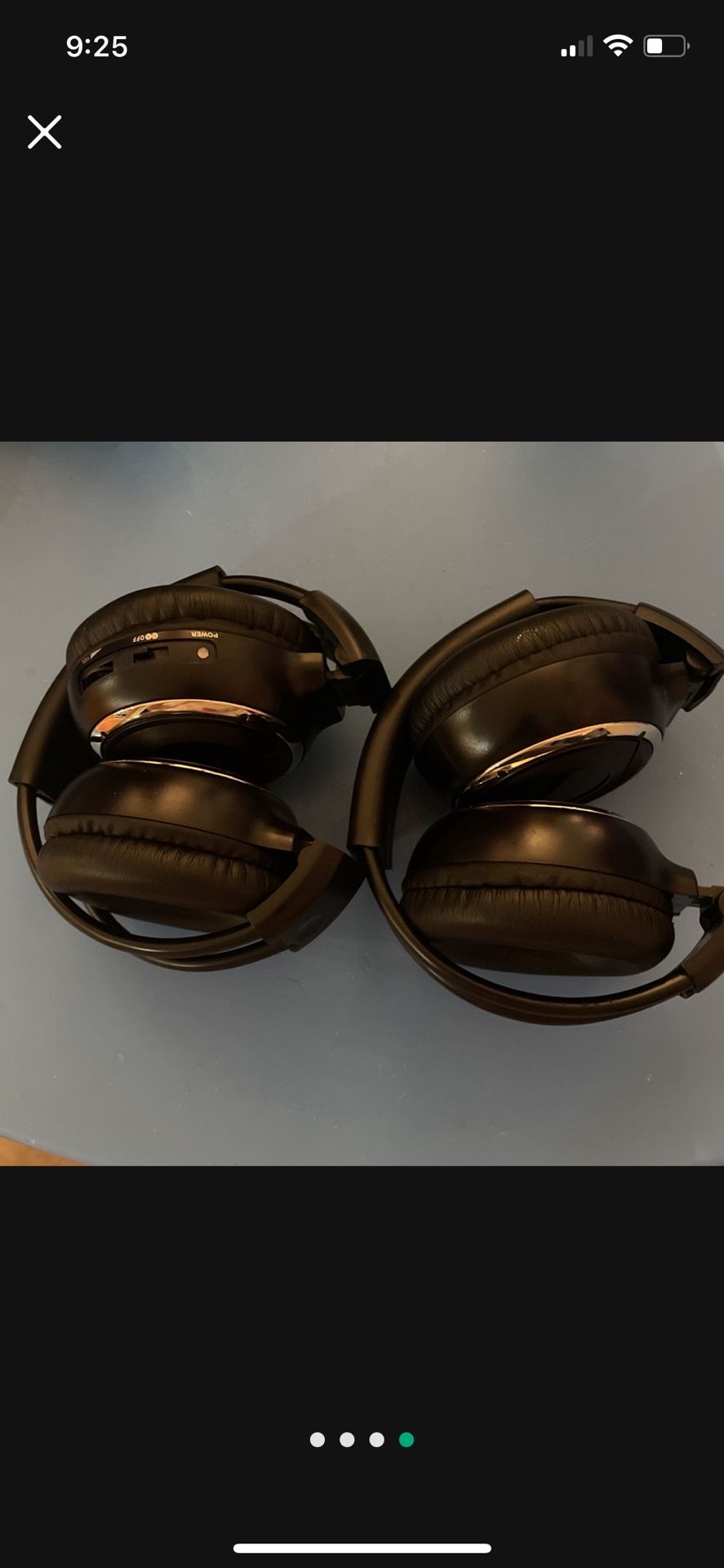 2 Infared Headphones