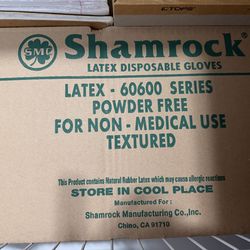 Latex disposable gloves