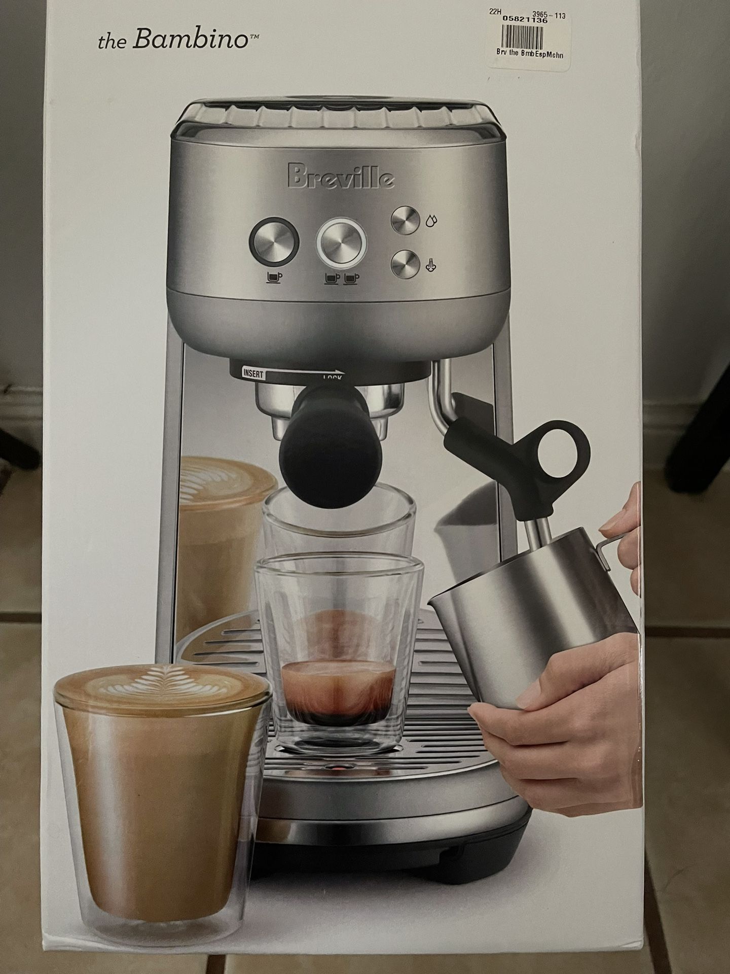 BRAND NEW BAMBINO BES450 BSS/A BREVILLE