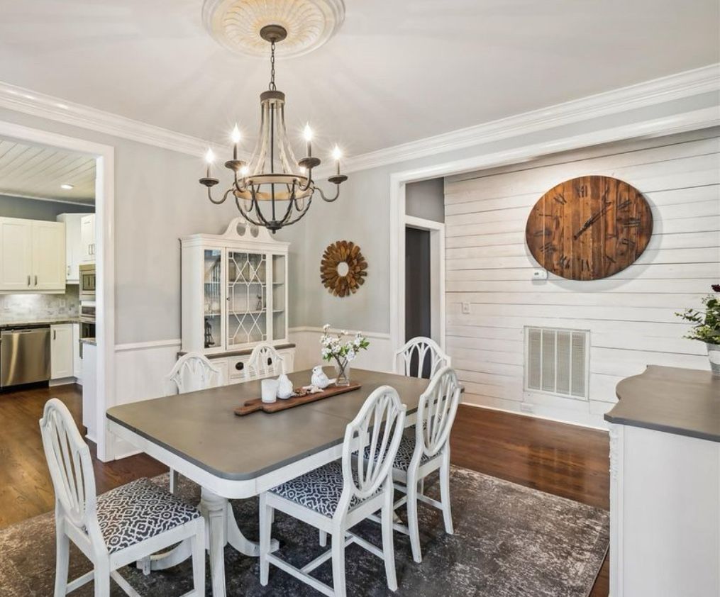 Dining Room Set And light Included 