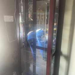 Wood Glass Cabinet