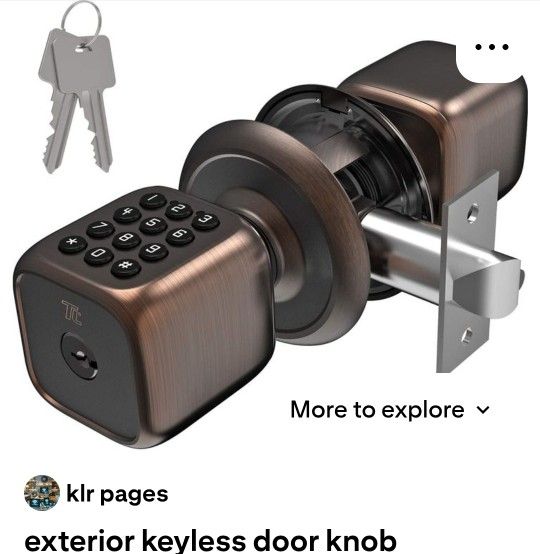 Keyless Entry For Knob. 