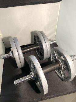 Dumbbell 30 Pounds Plus Adjustable Bars