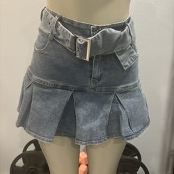 Denim Y2K Skirt