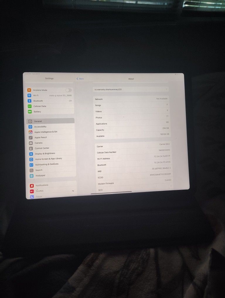 Ipad Pro 12.9" (6th Gen) 256 GB To