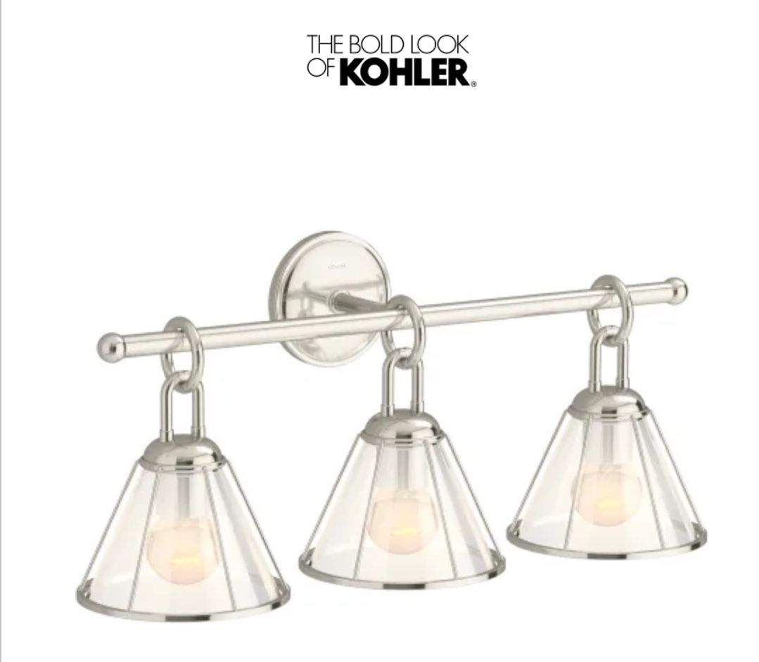Kohler Lighting Terret 3 Light 24" Wide Bathroom Vanity Light