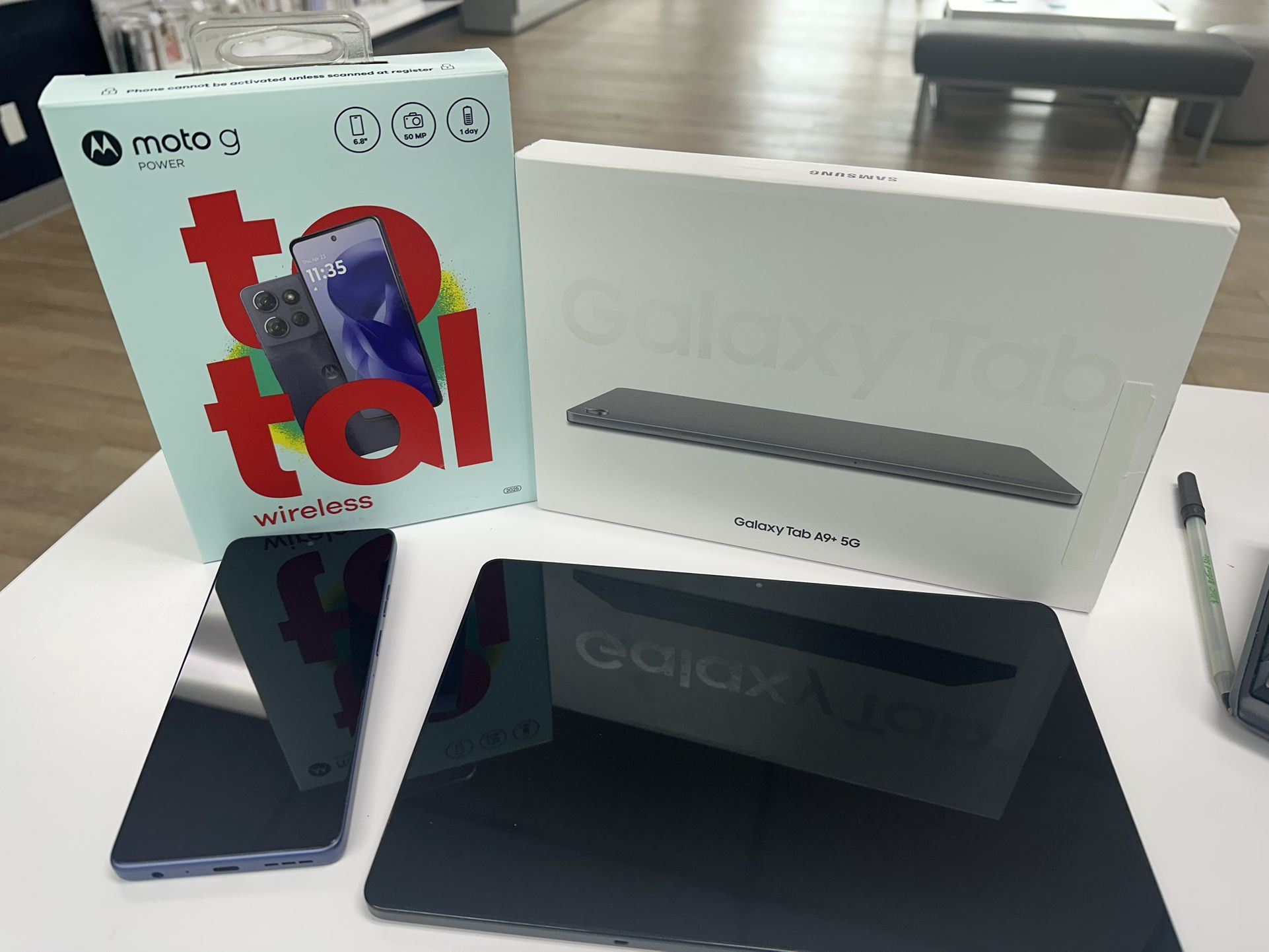 Free Phone & Samsung tablet A9+