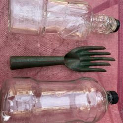  Bottle Vintage Lincoln Bank, Nice Bottle Glass 