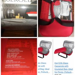 Glass Casserole with Carry Bag (NEW)