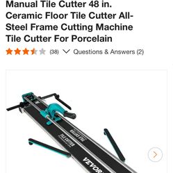 Tile Cutter - Used Once 
