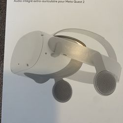 Oculus Quest 2 Off Ear Integrated Audio.