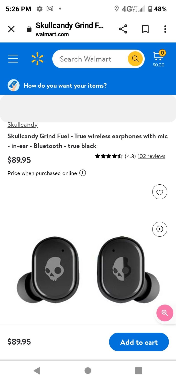 Skullcandy Grind Wireless Earbuds