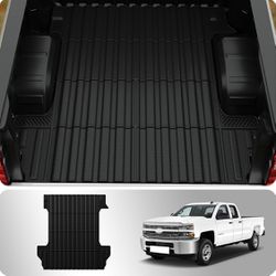 Truck Bed Mat for 2019-2024 Chevrolet Silverado GMC Sierra 1500 Bed Mat 5.8FT Short TPE All Weather Bed Liner 2023 Chevy Silverado GMC Sierra