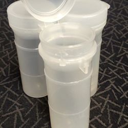 Waterproof storage cannisters/ 15 Cents Each