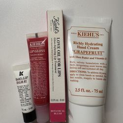 3 Kiehl's Lip + hand cream