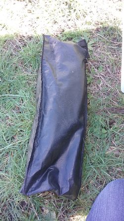 Car jack and iron bars with tire stoppers