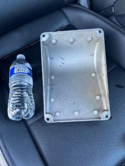 Electrical-Aluminum Conduit Enclosure Box Cover, Model: 10CB3500, In Very Good Condition by Baldor-Reliance. Approx. Dimensions: 8 x 6 x 4 inches.